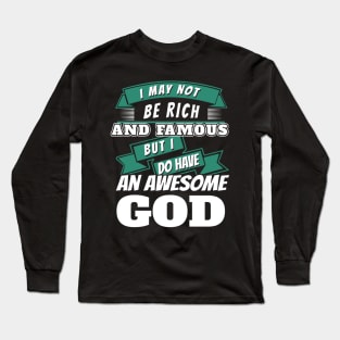 Awesome God Christian Gift Long Sleeve T-Shirt